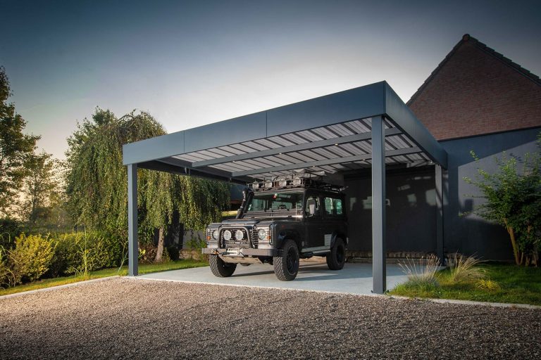 Carport moderne pour Jeep