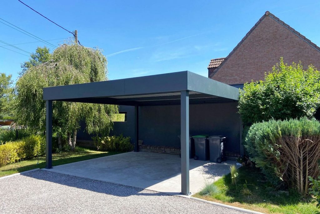 Carport en aluminium sur mesure robustesse et légèreté Concept Abri