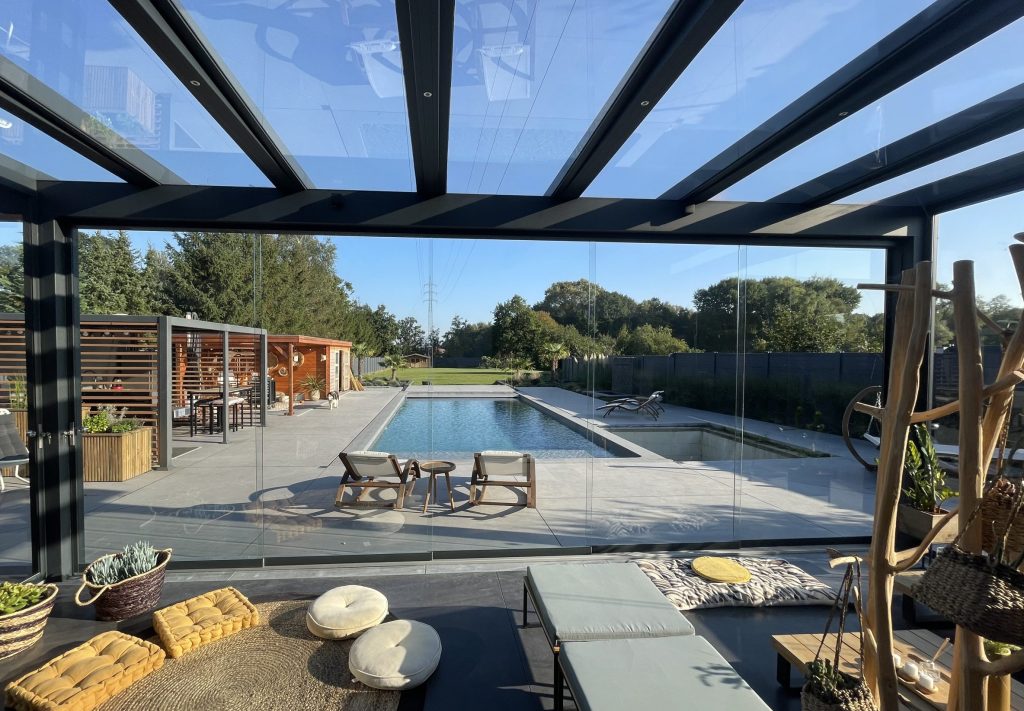 Pergola en verre
